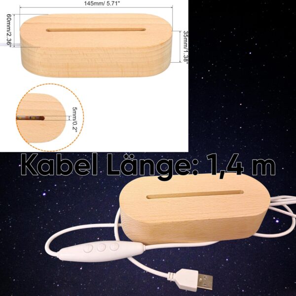 München Skyline LED Lampe – 7 Farben wechselbar - Image 9