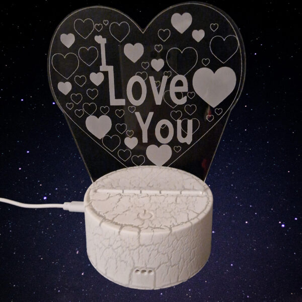 "I Love You“ LED Herz Lampe – Romantisches Geschenk für Sie & Ihn - Image 3