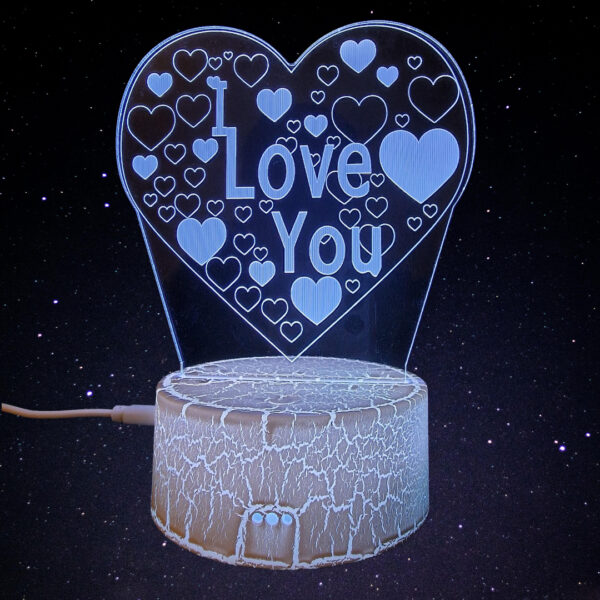 "I Love You“ LED Herz Lampe – Romantisches Geschenk für Sie & Ihn - Image 4