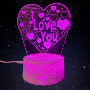 "I Love You“ LED Herz Lampe – Romantisches Geschenk für Sie & Ihn