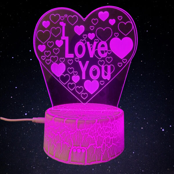 "I Love You“ LED Herz Lampe – Romantisches Geschenk für Sie & Ihn