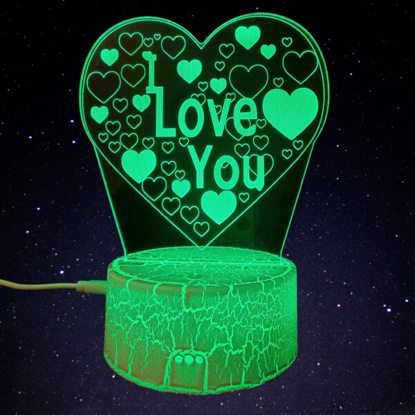 "I Love You“ LED Herz Lampe – Romantisches Geschenk für Sie & Ihn - Image 5