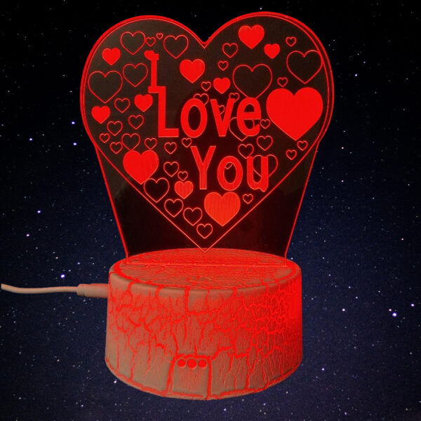 "I Love You“ LED Herz Lampe – Romantisches Geschenk für Sie & Ihn - Image 6